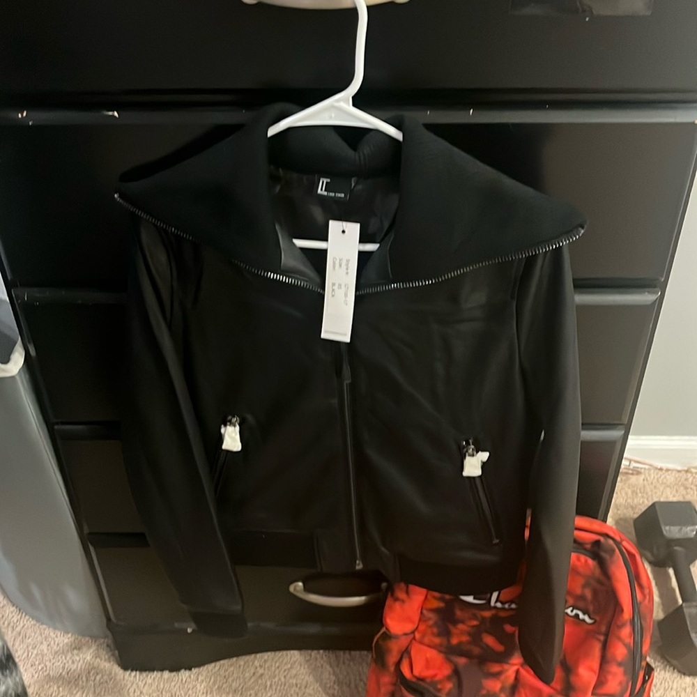 Faux leather black Jacket